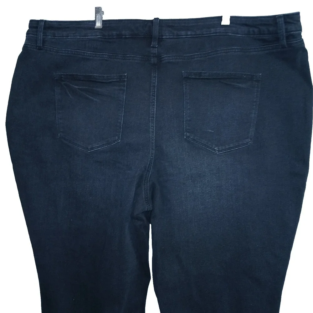 Sonoma Mid Rise Bootcut Women Jeans 28W Black Wash Western Cowgirl Flare Leg